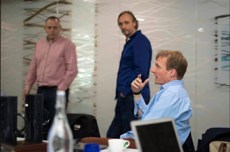 Jason Noble, Andrew Weaver and the rest of the senior leadership discuss the value of a CTO in funding processes