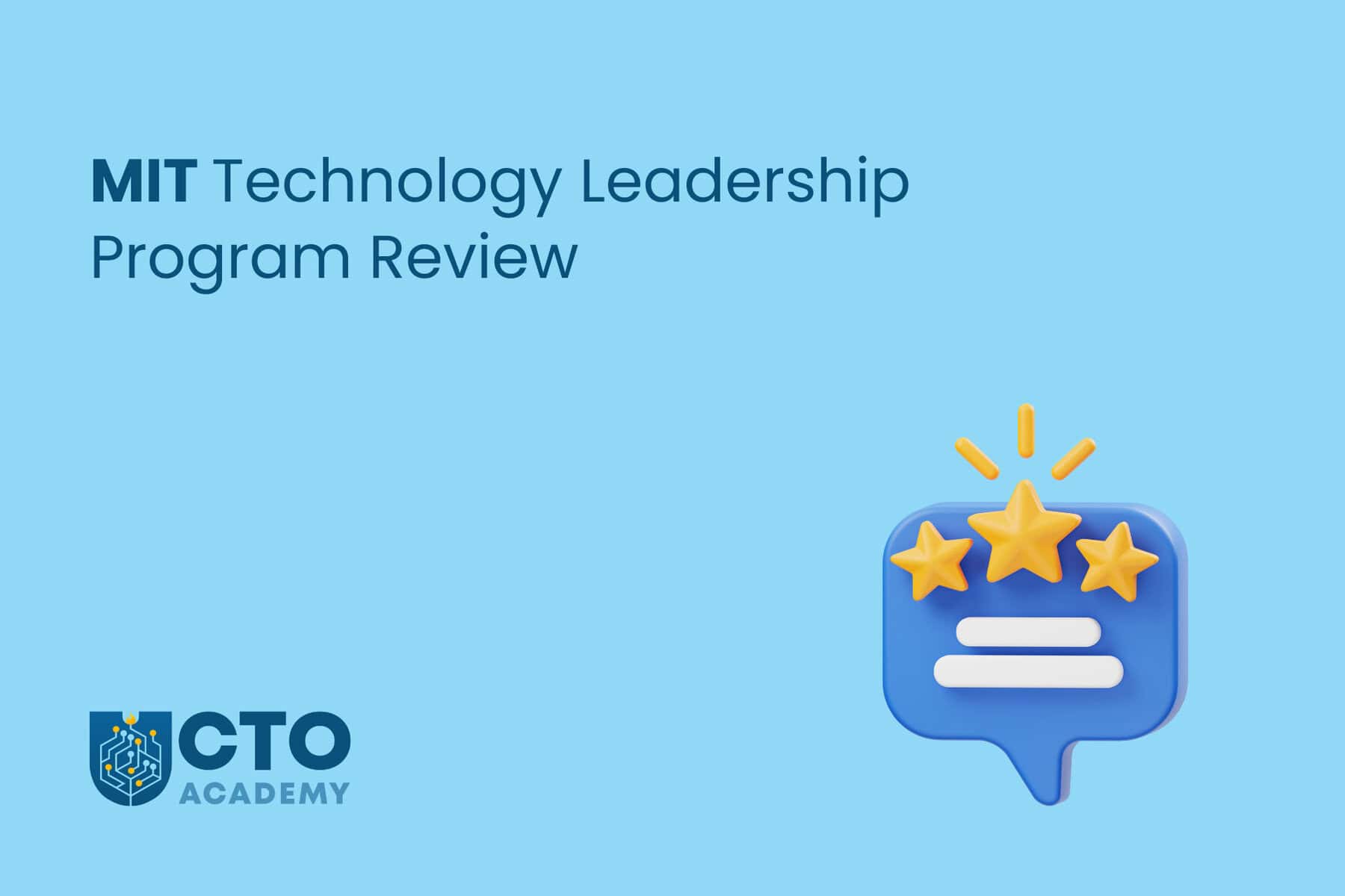 MIT Technology Leadership Program Review - blog featured image