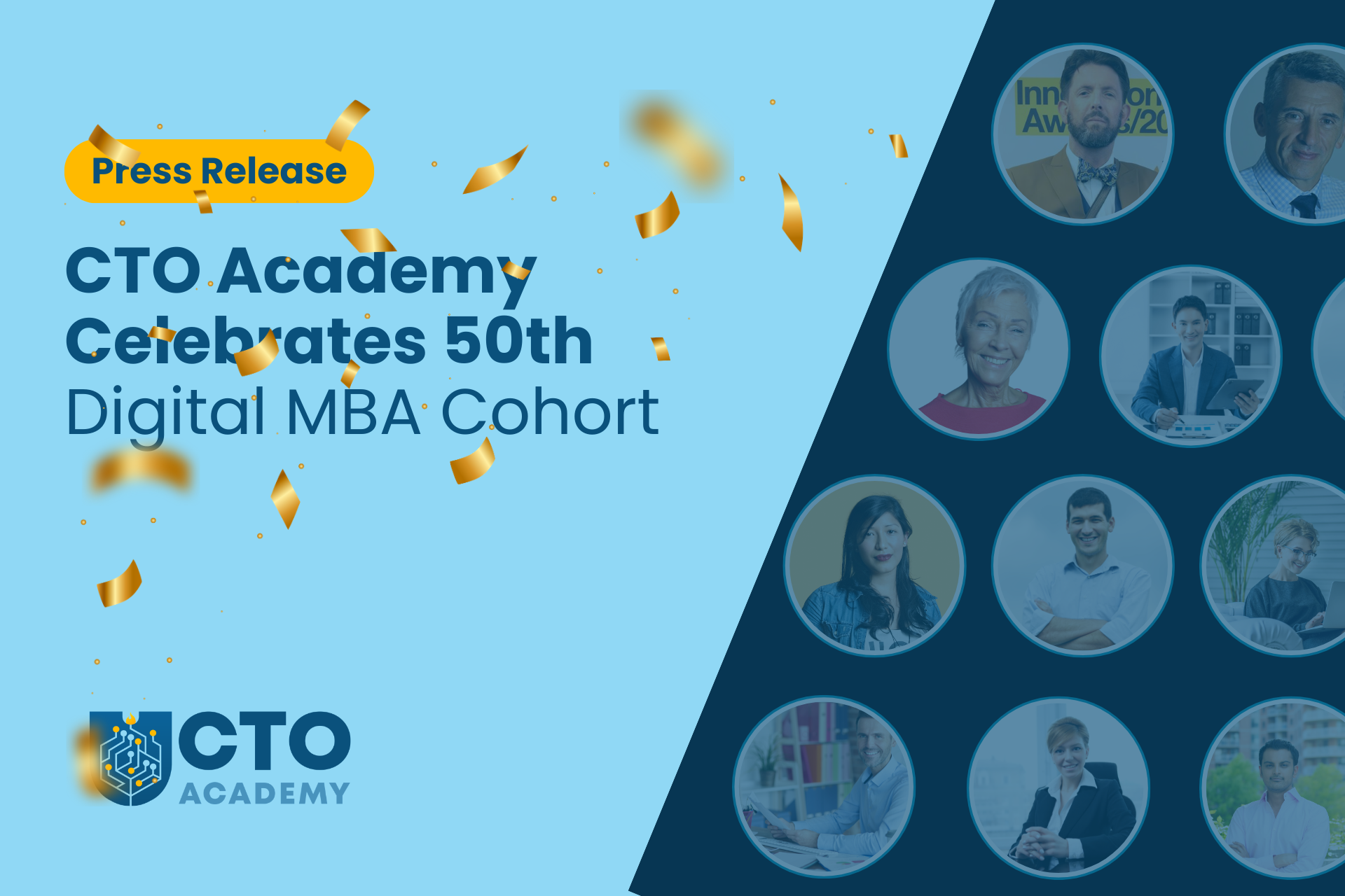 Press Release: CTO Academy Celebrates 50th Digital MBA Cohort - PR featured image
